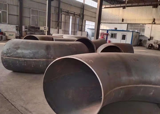 48 &quot;X 12mm कार्बन स्टील पाइप बेंड 90 डिग्री Astm A234 Wp5
