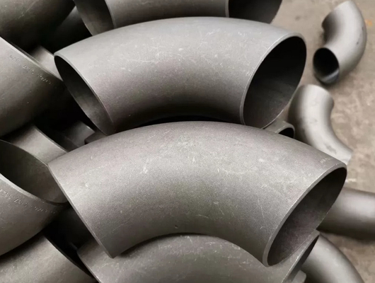 JIS2311 SGP SS400 कार्बन स्टील 45 90 180 डिग्री पाइप फिटिंग कोहनी