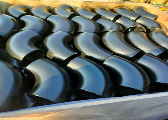 ASME कार्बन स्टील एल्बो सैंडब्लास्टेड ASME B16.9 90 डिग्री 180 डिग्री