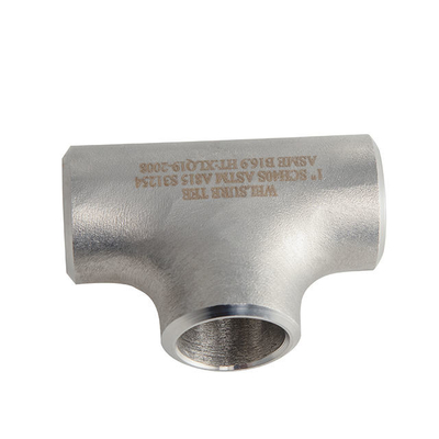 ISO9001 ASME 316 स्टेनलेस स्टील पाइप फिटिंग समान टी DN65