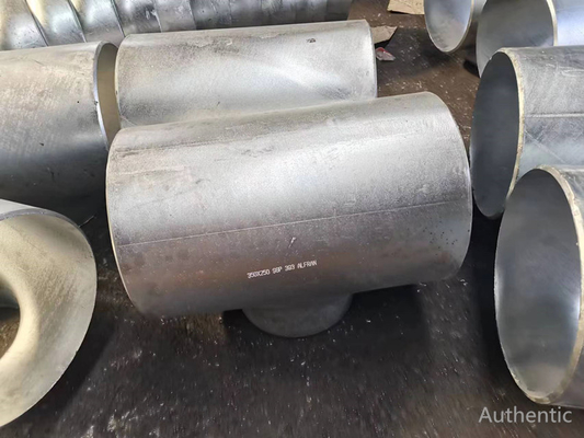 समान बट वेल्ड कम करने वाली टी पाइप फिटिंग DN15-1000 2mm-20mm EN10253-2