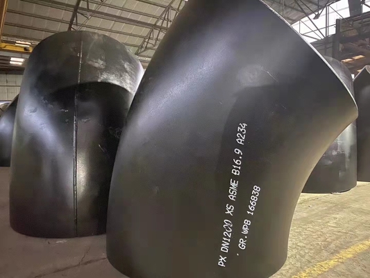 2D 3D 180 डिग्री स्टील पाइप एल्बो A420 WPL3 EN10253-2 2mm-20mm