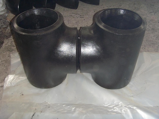 समान बट वेल्ड कम करने वाली टी पाइप फिटिंग DN15-1000 2mm-20mm EN10253-2
