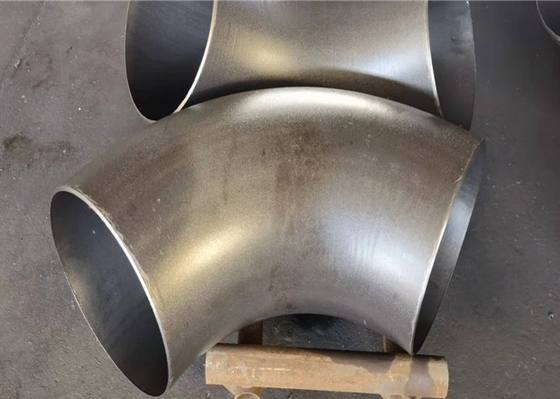 Astm A403 / A403m स्टील वेल्ड कोहनी Wp304 Wp316 लंबी त्रिज्या 6 '' Sch80