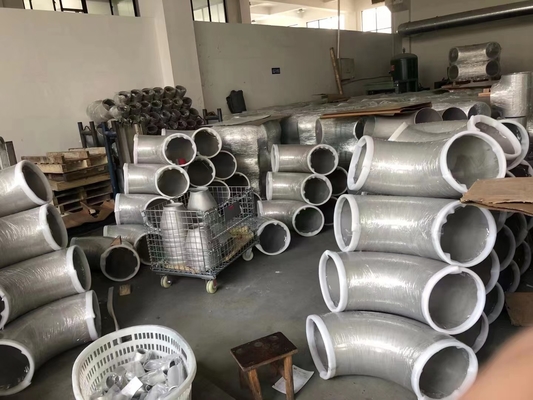 ASME A234 Wpb कार्बन स्टील शॉर्ट रेडियस 45 डिग्री एल्बो SCH10 SCH20