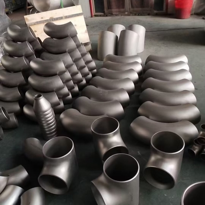जाली En10253 स्प्लिट कार्बन स्टील टी Sch40s हीट ट्रीटमेंट