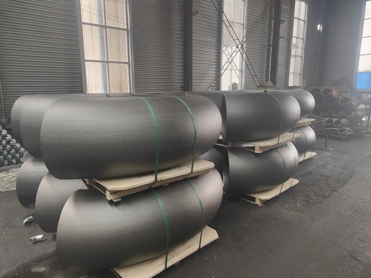 Astm A234 Wpb B16.9 Sch40 Cs कार्बन स्टील एल्बो बट वेल्डेड एंटी रस्ट पेंटिंग