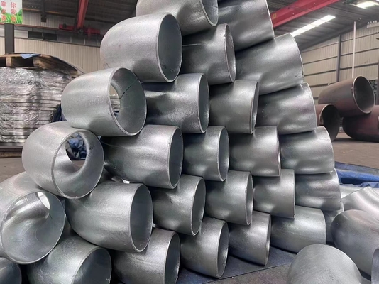 Astm A403 / A403m स्टील वेल्ड एल्बो Wp304 Wp316 लॉन्ग रेडियस 6 इंच Sch80