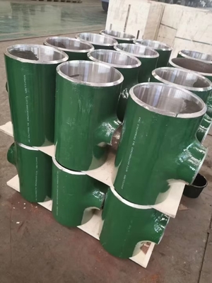 SS304/SS30408/SS316 ASME B16.9 स्टेनलेस स्टील कम करने वाली टी DIN ANSI