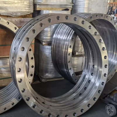 एंटी रस्ट ऑयल AWWA C207-07 पाइप फ्लैंज ISO9001 PED 2000 पर हब स्लिप