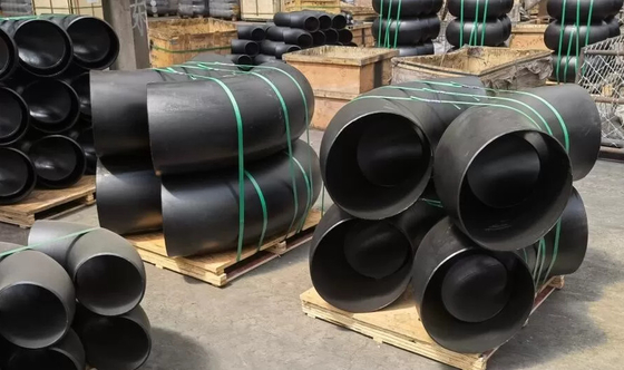 426*12 3डी 5डी वेल्डेड पाइप फिटिंग एल्बो En10253-1 P235gh 6mm 8mm 10mm 12mm