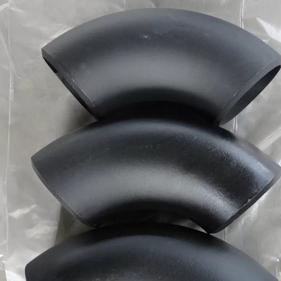 A234 WPB 90 डिग्री बट वेल्ड पाइप फिटिंग SCH80 1-1/2'' लंबा रेडियस पाइप एल्बो