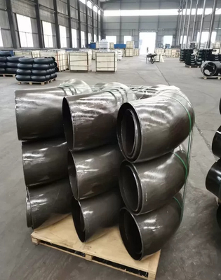ASME कार्बन स्टील एल्बो सैंडब्लास्टेड ASME B16.9 90 डिग्री 180 डिग्री