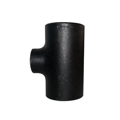 ASME B16.5 WP321 / 347 150 # स्टेनलेस स्टील समान टी पाइप फिटिंग ब्लैक पेंटिंग