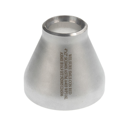 ISO PED 2-25mm वेल्डेड पाइप फिटिंग 2&quot;X4&quot; 304 316L Ss कंसेंट्रिक रेड्यूसर