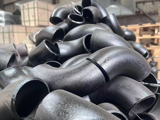 426*12 3डी 5डी वेल्डेड पाइप फिटिंग एल्बो En10253-1 P235gh 6mm 8mm 10mm 12mm