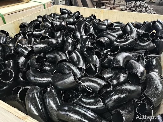 पाइपलाइन स्थापना के लिए कार्बन स्टील कोहनी 45 90 डिग्री बट वेल्ड कोहनी