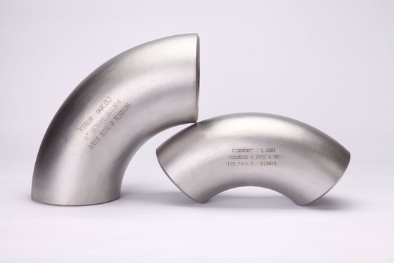 Astm A234 स्टेनलेस स्टील बट वेल्ड एल्बो शेड्यूल 40 Asme B16.9