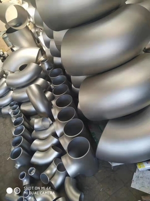1/2&quot;-48&quot; 304l Ss321 सीमलेस पाइप एल्बो 90 डिग्री Lr बट वेल्डेड Asme B16.9