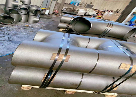 Asme B16.9 Sch40 कार्बन स्टील स्ट्रेट टी Astm A 234 Wpb बट वेल्ड