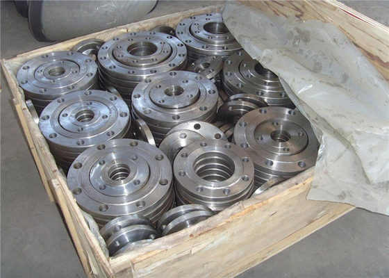 ASME Pn100 Dn100 जाली कार्बन स्टील निकला हुआ किनारा फ्लैट स्लिप ऑन राइज़्ड फेस वेल्ड नेक
