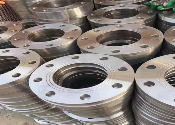 रासायनिक उर्वरक के लिए 316L DIN PN16 निकला हुआ किनारा ANSI B16 5 फ्लैट फेस 1500LB 1200LB