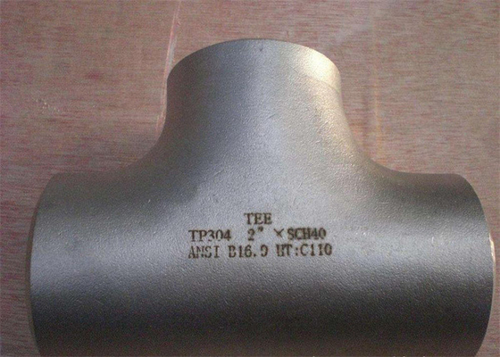 Asme B16.9 Sch40 कार्बन स्टील स्ट्रेट टी Astm A 234 Wpb बट वेल्ड