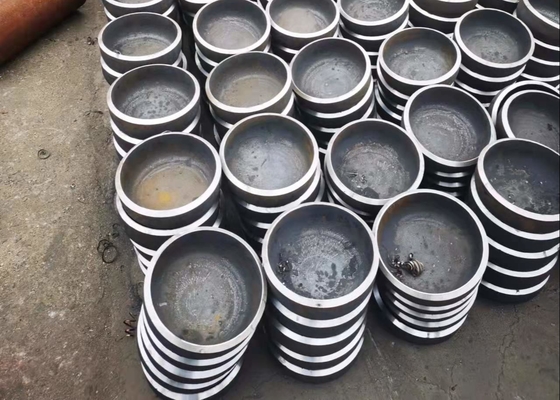 निर्बाध Q345 Q235 कार्बन स्टील पाइप कैप बट वेल्डेड